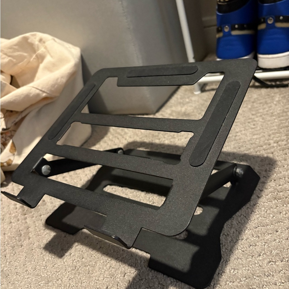 Adjustable Black Laptop Stand